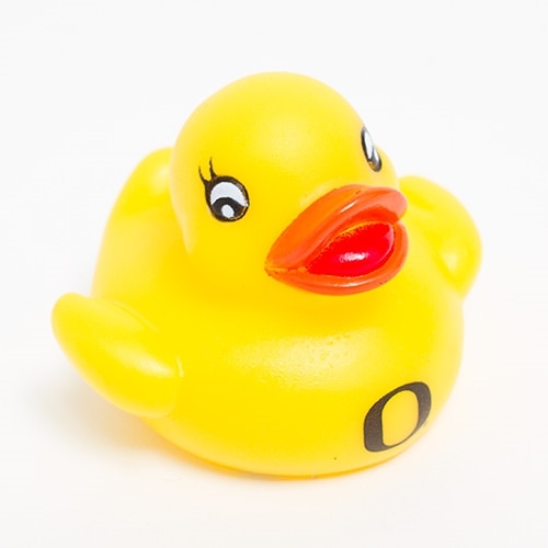 Classic Oregon O, Neil, Yellow, Rubber Duck, Gifts, Approx. 1.875"x2.25"x2.5", 8664